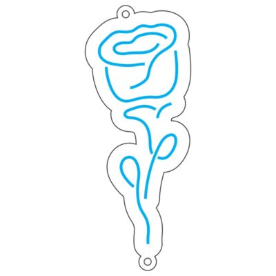 طرح نئون گل رز عاشقانه