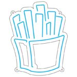 طرح نئون سیب‌زمینی فانتزی