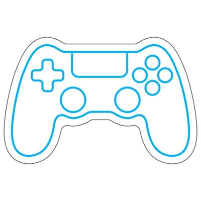 طرح نئون دسته بازی کنسول