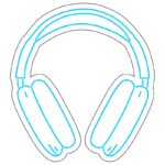 فایل وکتور هدفون مناسب تابلو صوتی و لیزر