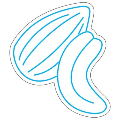 طرح نئون بادام فانتزی