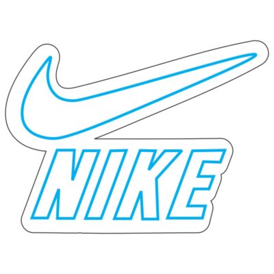 طرح نئون لوگو نایک