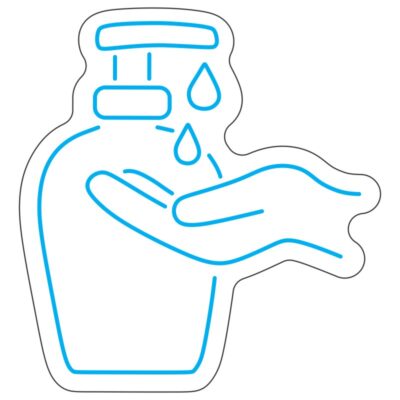 طرح نئون شستن دست