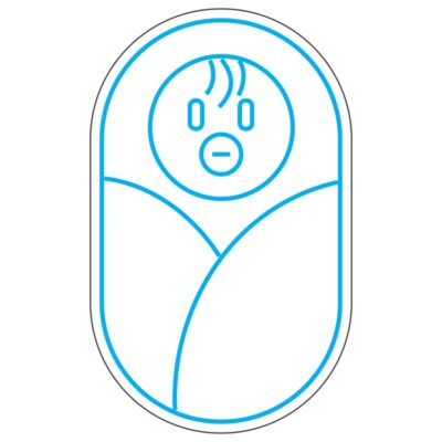 طرح نئون نوزاد در قنداق