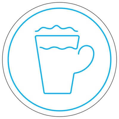 طرح نئون لیوان آبجو