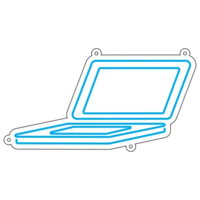 طرح نئون لپتاپ باز