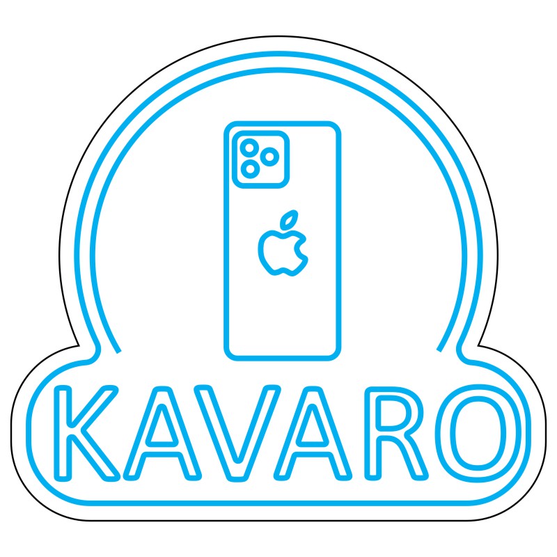 طرح نئون قاب موبایل KAVARO 12 design 795 1 قلیان نئون