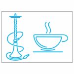 طرح نئون قلیان و چای