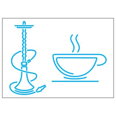 طرح نئون قلیان و چای