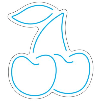 طرح نئون گیلاس دوقلو