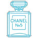 طرح نئون عطر Chanel No5