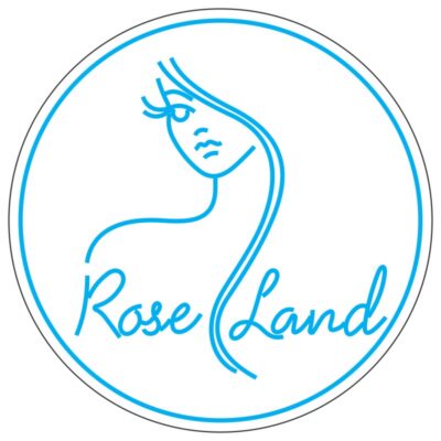 طرح نئون لوگو Rose Land