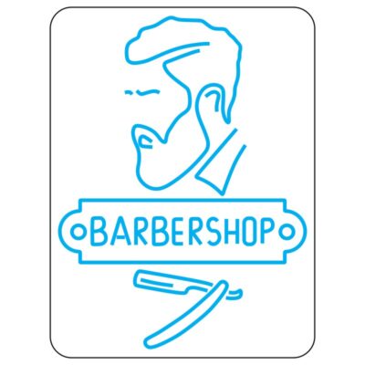 طرح نئون Barber Shop