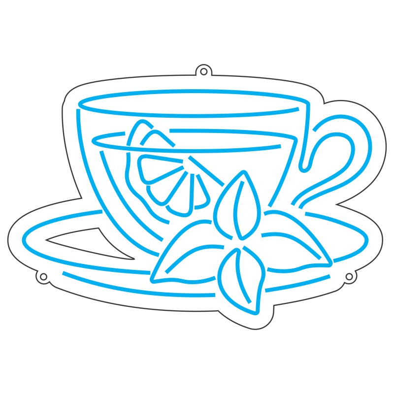 design 843 1 کاپ‌کیک نئون