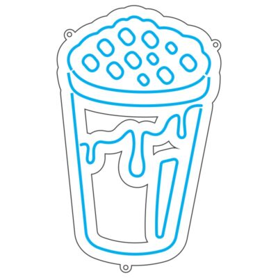 طرح نئون میلکشیک