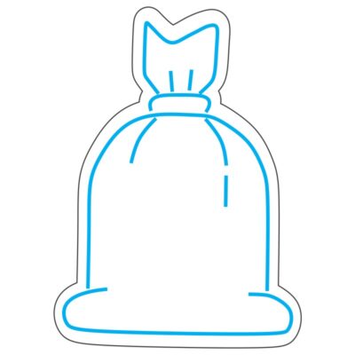 طرح نئون کیسه خرید