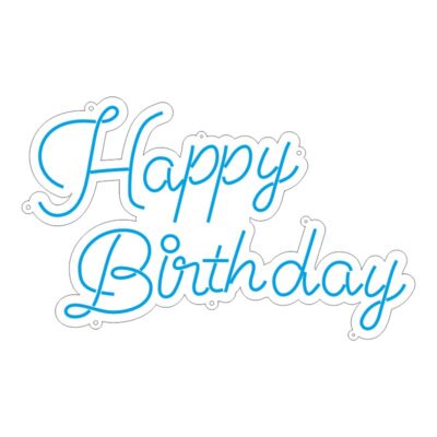 طرح Happy Birthday نئون برای تولد و دکور