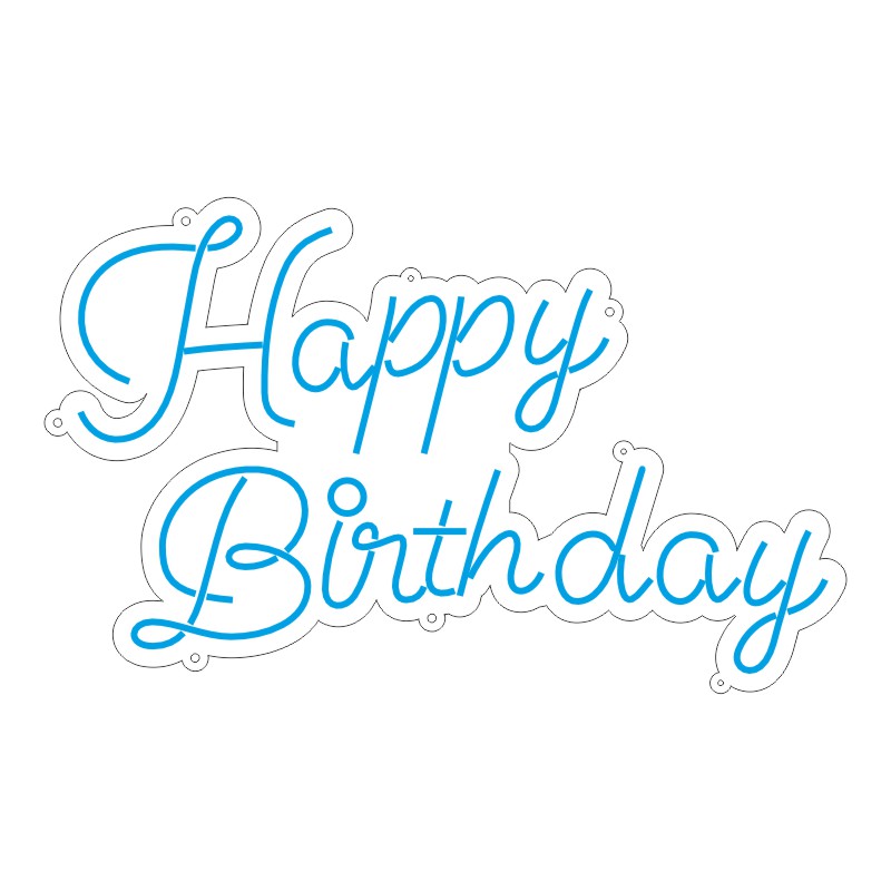 طرح Happy Birthday نئون برای تولد و دکور 4 design 88 1 دوچرخه نئون