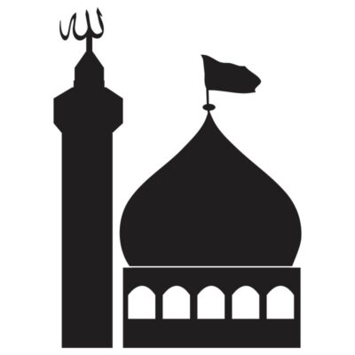 وکتور گنبد و گلدسته با نام الله