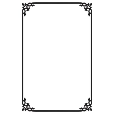 طرح وکتور حاشیه تذهیب و فریم اسلیمی مدل ۳