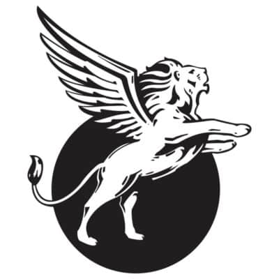 وکتور لوگو شیر بالدار اساطیری