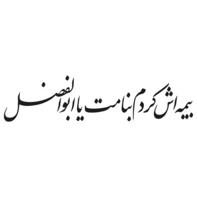 وکتور بیمه اش کردم به نامت یا ابوالفضل