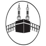 طرح وکتور خانه خدا با گلدسته مسجد مکه