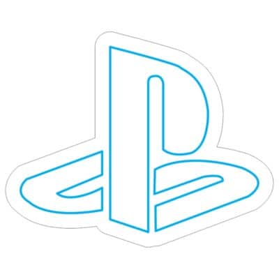 طرح نئون لوگو پلی‌استیشن