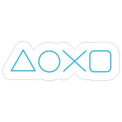 طرح لوگو و نئون اشکال دسته بازی پلی‌استیشن