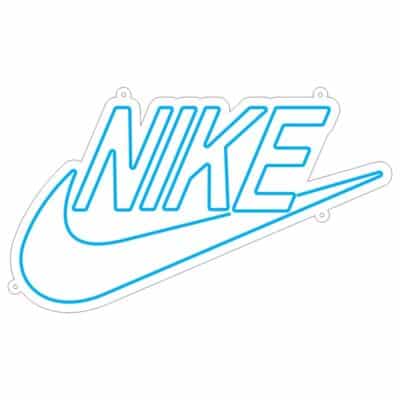 طرح لوگو نئون نایک نوشته لاتین