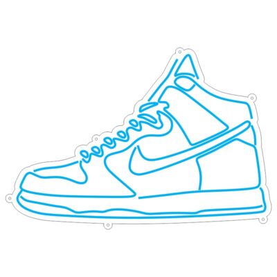 طرح نئون کفش کتونی ساق دار نایک اسپرت