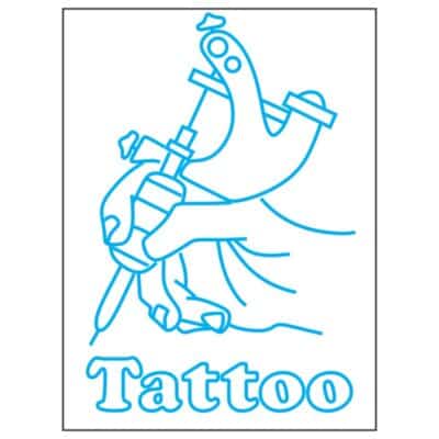 طرح نئون ابزار تتو tatto neon