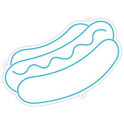 طرح نئون هات داگ