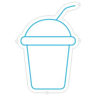 طرح لیوان نوشیدنی بیرون‌بر