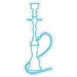 طرح نئون قلیان میوه‌ای
