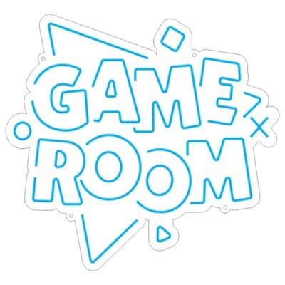 نئون تایپوگرافی GAME ROOM