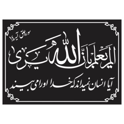 وکتور آیه الم یعلم بان الله یری