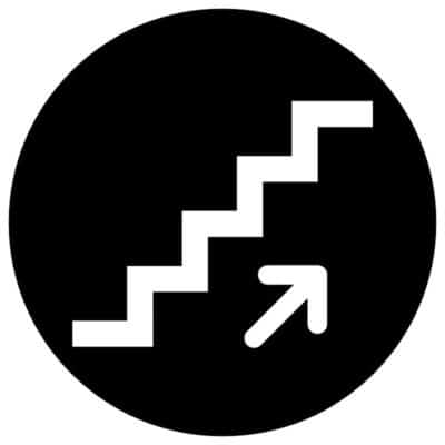 وکتور راهنمای پله خروج اضطراری