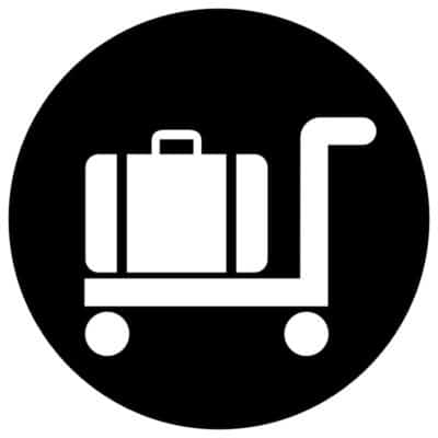 وکتور نماد حمل بار و چرخ دستی