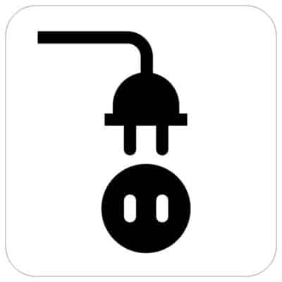 وکتور نماد پریز و دوشاخه برق