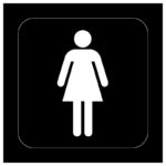 وکتور نماد سرویس بهداشتی زنانه