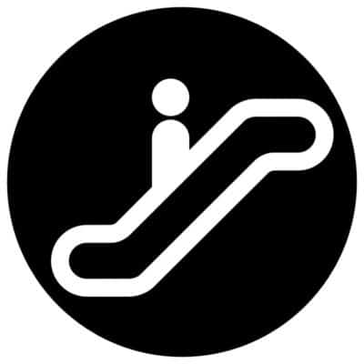 وکتور نماد پله برقی