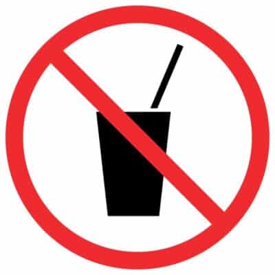 وکتور ممنوعیت نوشیدنی