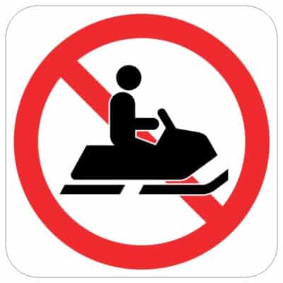 وکتور ممنوعیت اسنومبیل