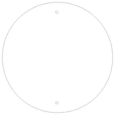 وکتور قالب خام تابلوی دایره‌ای