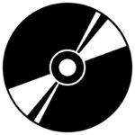 وکتور آیکون دیسک و CD