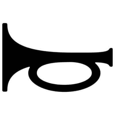 وکتور نماد شیپور و بوق