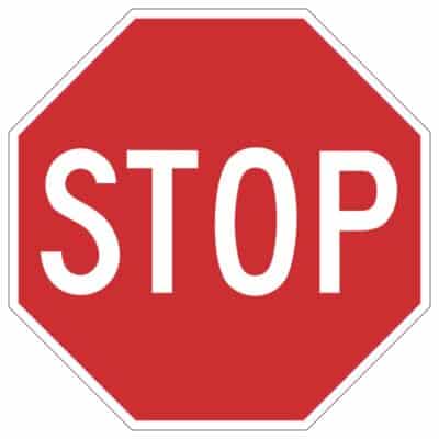 وکتور تابلوی ایست (STOP)