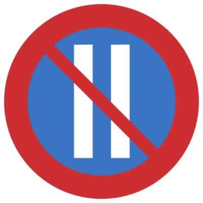 وکتور توقف ممنوع در روزهای زوج