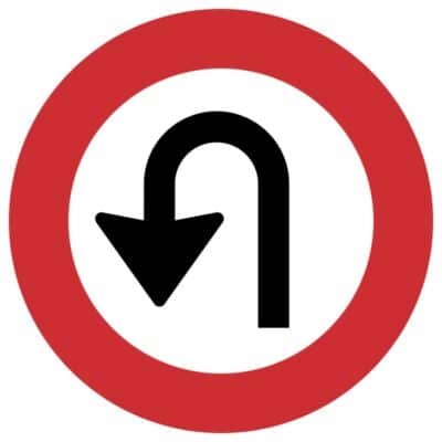 وکتور ممنوعیت دور زدن